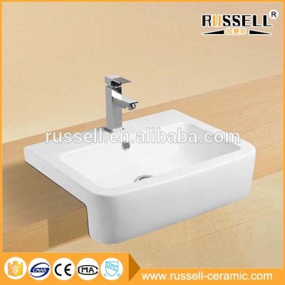 Wholesale custom simple ceramic old style ceramic basin