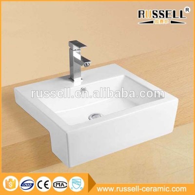 New style custom simple indoor ceramic cabinet basin wash basin