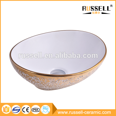 Guangzhou factory antique art artificial ceramic stone basin