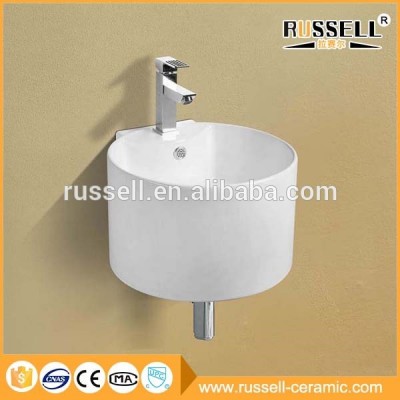 Wholesale china custom white color corner wall hung mini wash basin