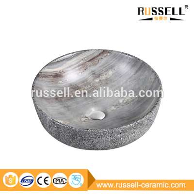 Best choice bathroom decorative ceramic marble stone washbasins