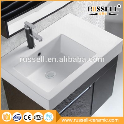 Top quality cheap home ceramic rectangular hairdressing basin